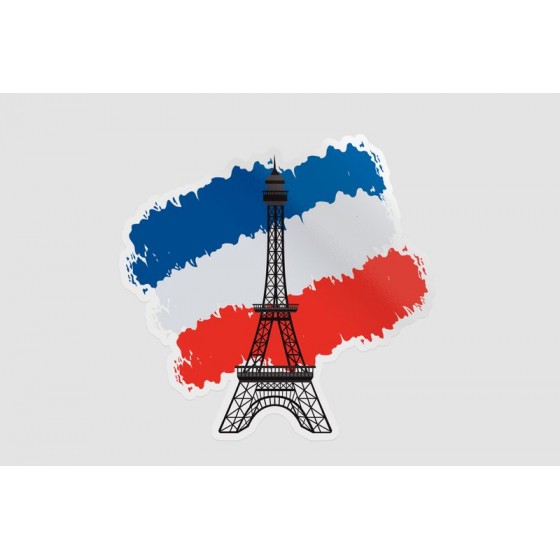 France Flag Eifel Style 2