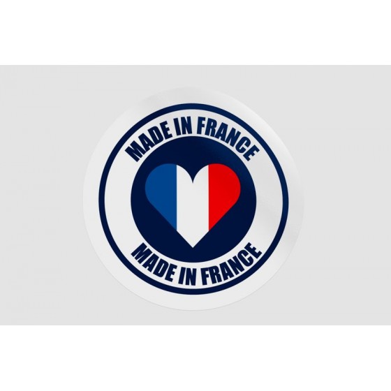 France Flag Heart Style 5