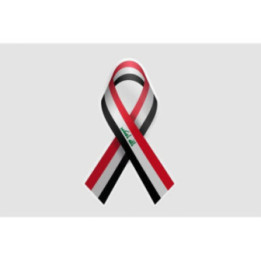 Iraq Flag Ribbon - DecalsHouse