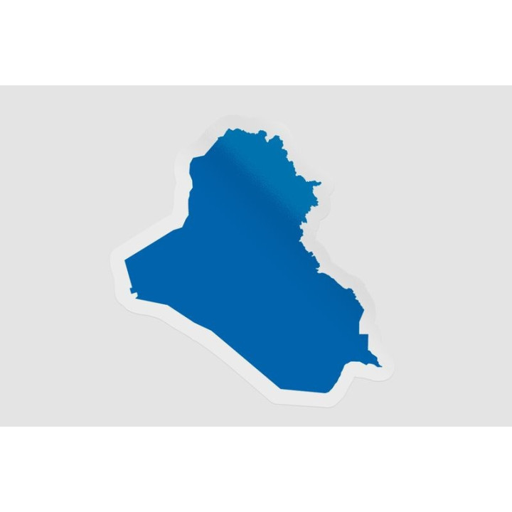 Iraq Map - DecalsHouse