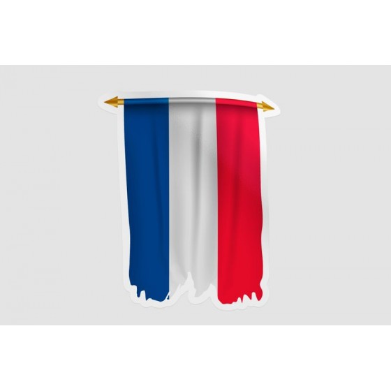France Flag Pennant Style 2...