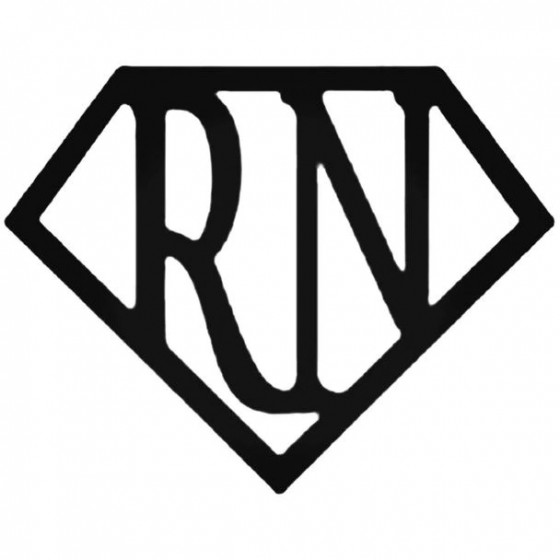 Super Rn Nurse Decal Sticker