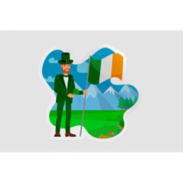 Ireland Citizen Flag - DecalsHouse