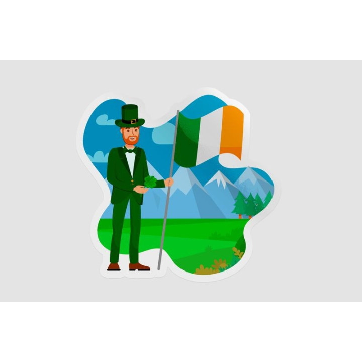 Ireland Citizen Flag - DecalsHouse