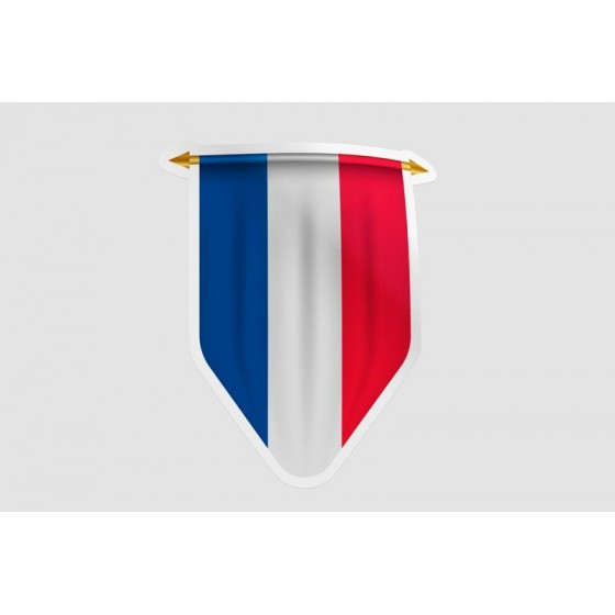France Flag Pennant Style 6...