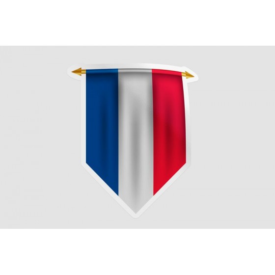 France Flag Pennant Style 8...