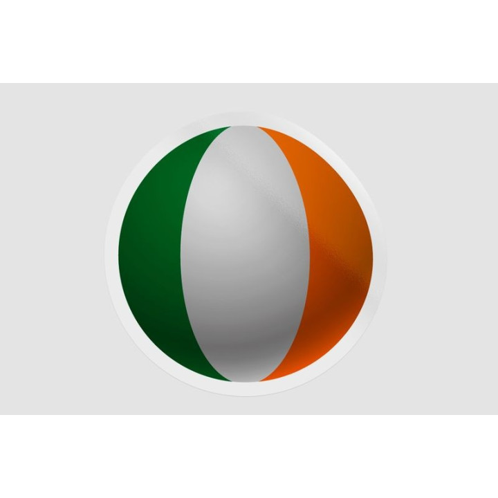 Ireland Flag Ball Style 2 - DecalsHouse