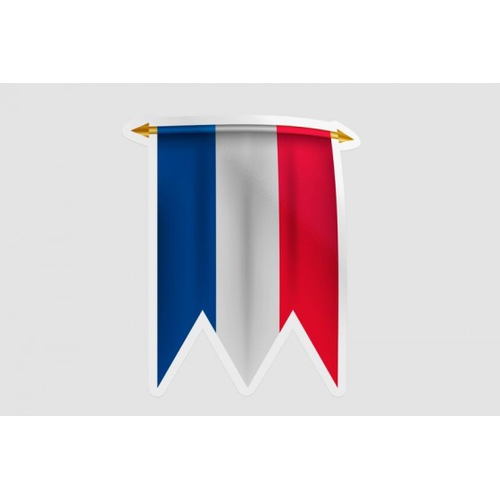 France Flag Pennant Style 9...