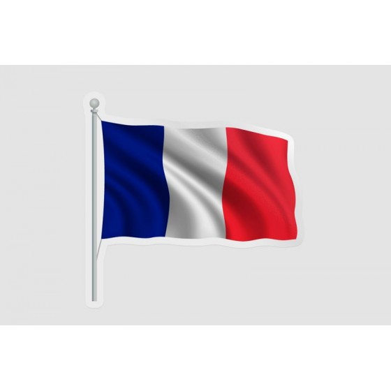 France Flag Pole Style 2
