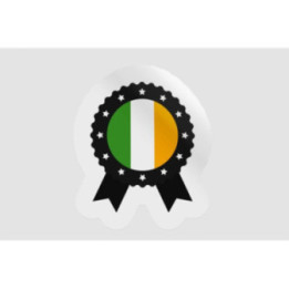 Ireland Flag Style 10 - DecalsHouse