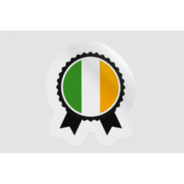 Ireland Flag Style 8 - DecalsHouse