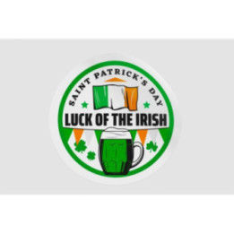Ireland St Patrick Badge Style 11 - DecalsHouse
