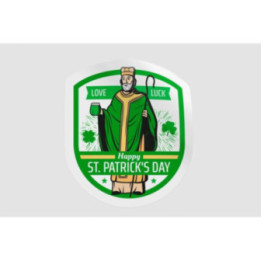 Ireland St Patrick Badge Style 12 - DecalsHouse