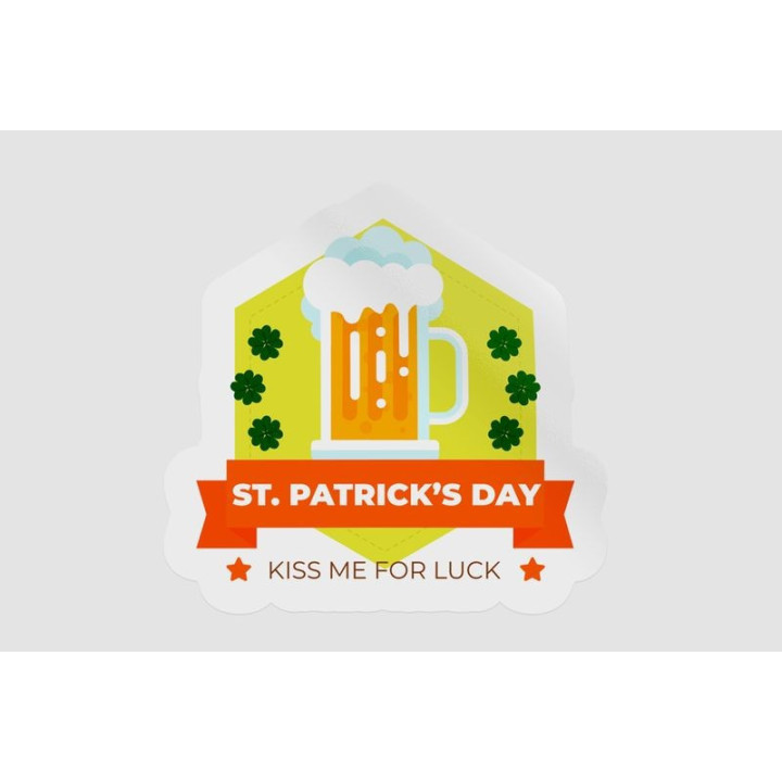 Ireland St Patrick Badge Style 31 - DecalsHouse