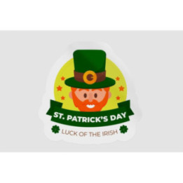 Ireland St Patrick Badge Style 32 - DecalsHouse
