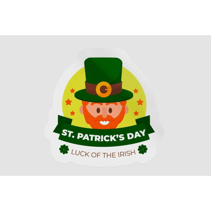 Ireland St Patrick Badge Style 32 - DecalsHouse
