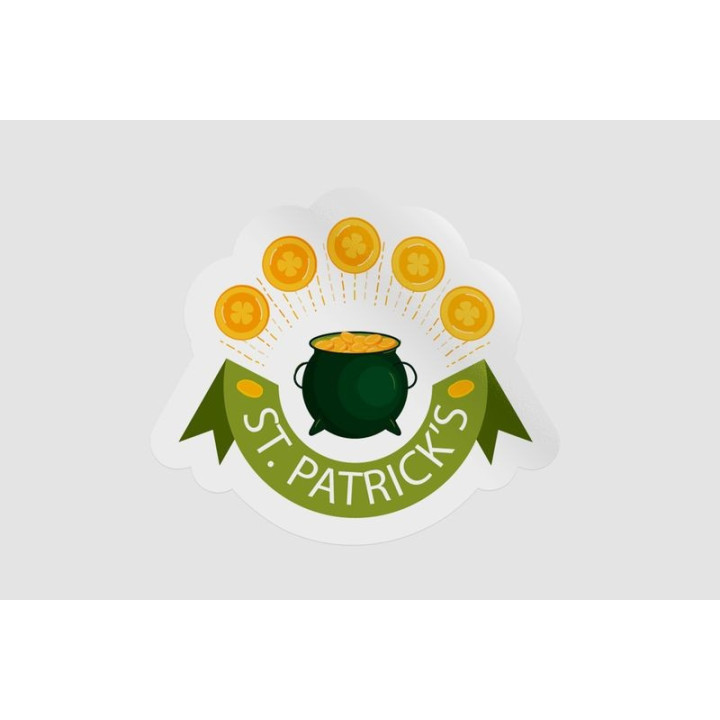 Ireland St Patrick Badge Style 34 - DecalsHouse