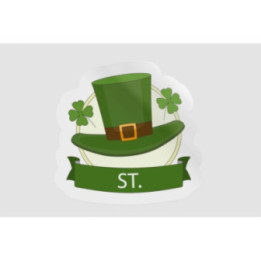 Ireland St Patrick Badge Style 39 - DecalsHouse