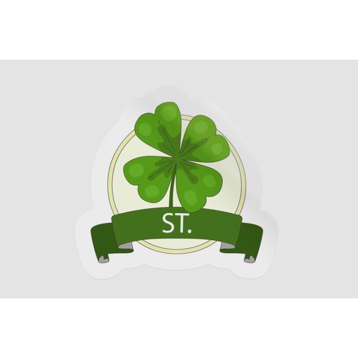 Ireland St Patrick Badge Style 40 - DecalsHouse