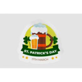 Ireland St Patrick Badge Style 45 - DecalsHouse