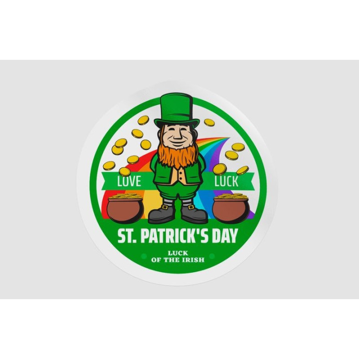 Ireland St Patrick Badge Style 9 - DecalsHouse