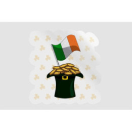 Ireland St Patrick Clover Style 2 - DecalsHouse