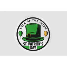 Ireland St Patrick Label Style 11 - DecalsHouse