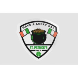 Ireland St Patrick Label Style 14 - DecalsHouse
