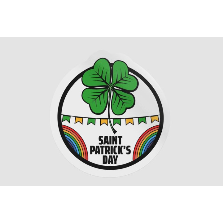 Ireland St Patrick Label Style 15 - DecalsHouse