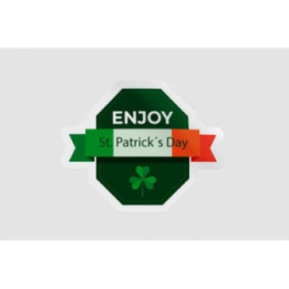 Ireland St Patrick Label Style 6 - DecalsHouse