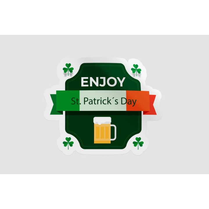 Ireland St Patrick Label - DecalsHouse
