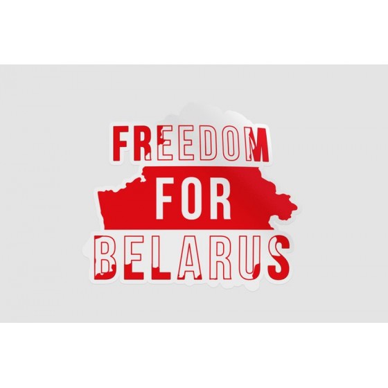 Freedom For Belarus Sticker
