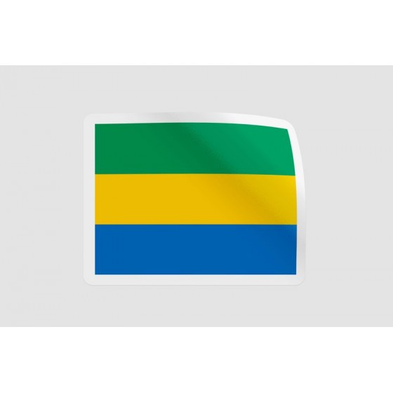 Gabon Flag Style 2