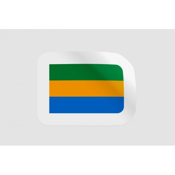 Gabon Flag Style 3