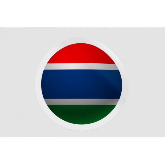 Gambia Flag Ball Style 2