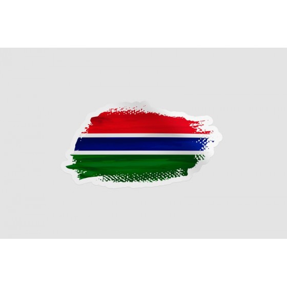 Gambia Flag Brush