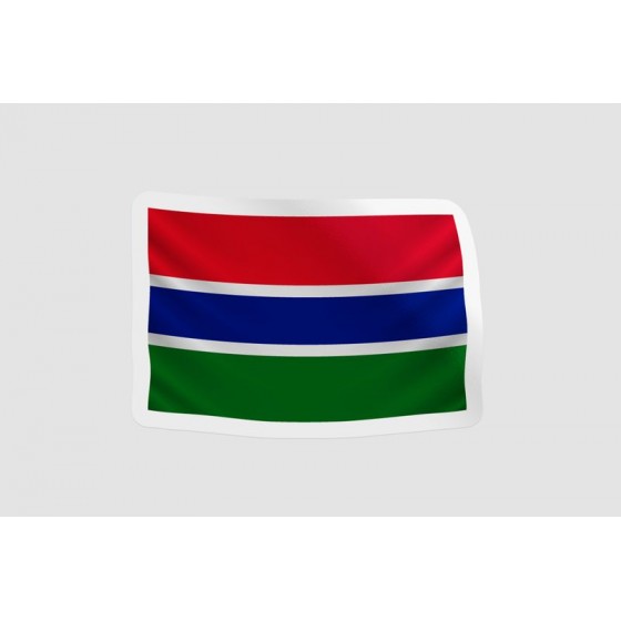 Gambia Flag Hanging
