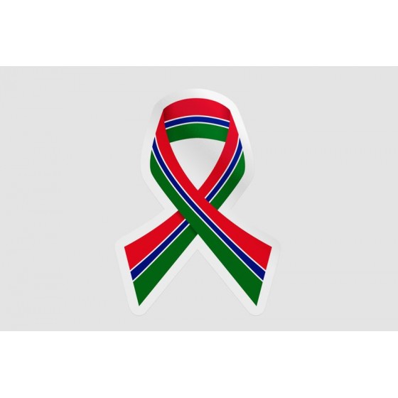 Gambia Flag Ribbon