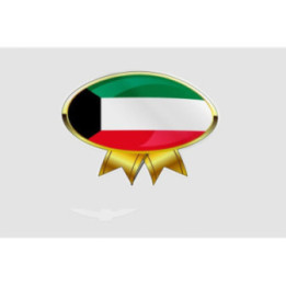 Kuwait Flag Style 31 Sticker - DecalsHouse