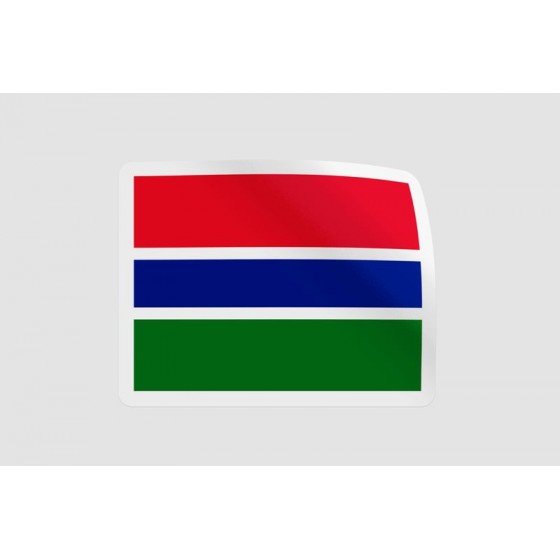 Gambia Flag Style 2