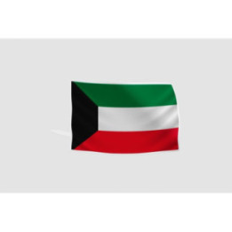 Kuwait Flag Style 33 Sticker - DecalsHouse