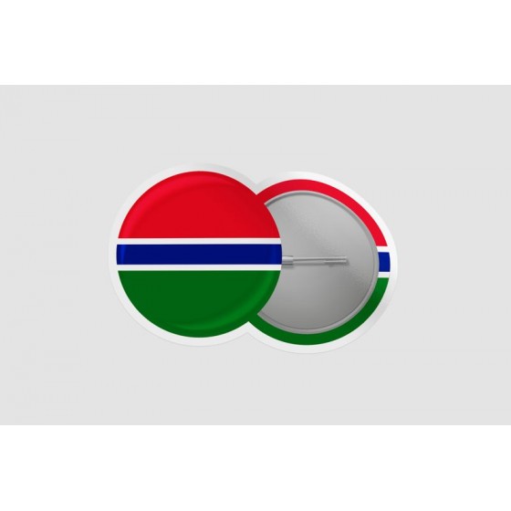 Gambia Flag Style 5