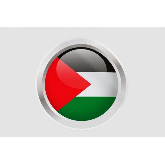 Gaza Flag Style 10 Sticker
