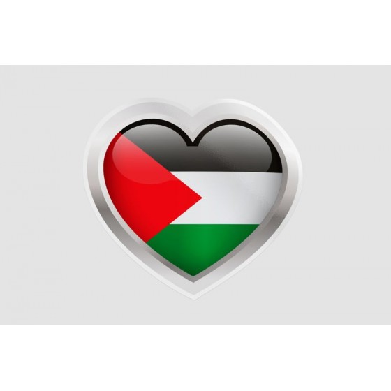 Gaza Flag Style 11 Sticker