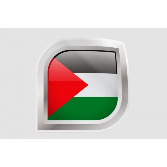 Gaza Flag Style 15 Sticker