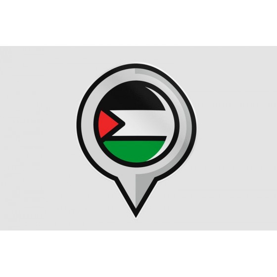 Gaza Flag Style 2 Sticker