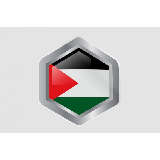 Gaza Flag Style 4 Ed Sticker