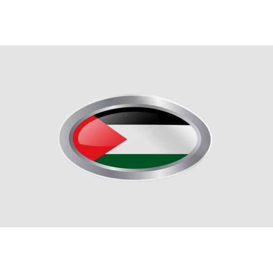 Gaza Flag Style 5 Ed Sticker