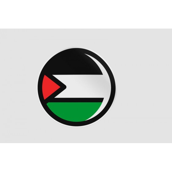 Gaza Flag Style 6 Sticker