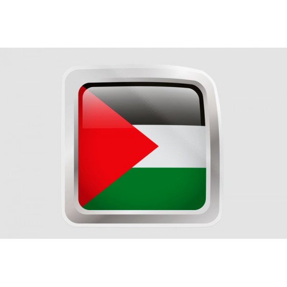Gaza Flag Style 9 Sticker